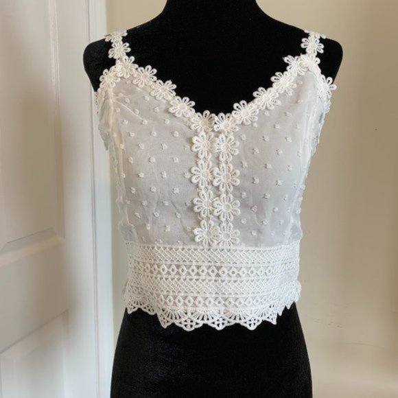 Frill Trim Shirred Back Cami - Picture 4 of 6